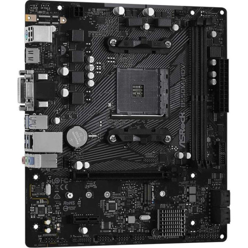 Материнская плата Asrock B550M-HDV Soc-AM4 AMD B550 2xDDR4 mATX AC`97 8ch(7.1) GbLAN RAID+VGA+DVI+HDMI [B550M-HDV]