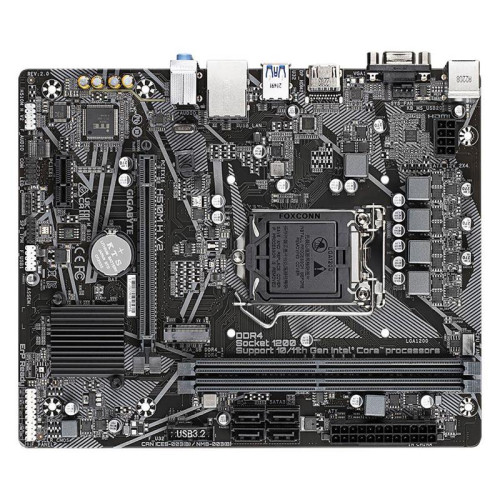 Материнская плата Gigabyte H510M H V2 2.0 Soc-1200 Intel Q470 2xDDR4 mATX AC`97 8ch(7.1) GbLAN+VGA+HDMI