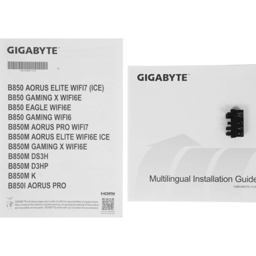 Материнская плата Gigabyte B850 GAMING X WIFI6E SocketAM5 AMD B850 4xDDR5 ATX AC`97 8ch(7.1) 2.5Gg RAID+HDMI [B850 GAMING X WIFI6E]