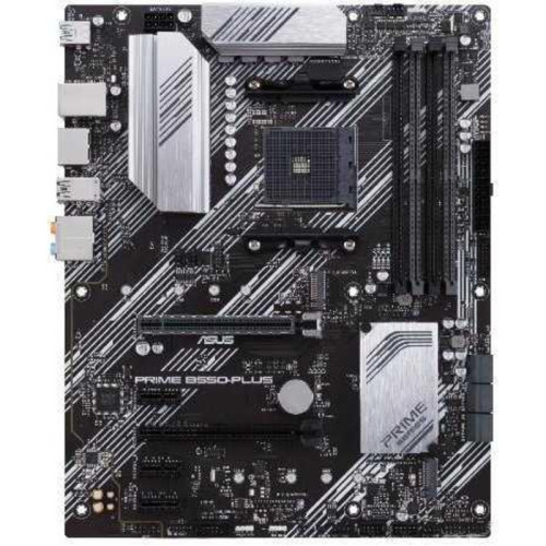 Материнская плата ASUS PRIME B550-PLUS Soc-AM4 AMD B550 4xDDR4 ATX AC`97 8ch(7.1) GbLAN RAID+HDMI+DP [PRIME B550-PLUS]