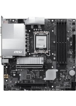 Материнская плата MSI PRO B860M-P WIFI6E B860, LGA1851, 4*DDR5, 2*PCIEx16, 2*M.2, 1*TypeC, 5*USB3.2Gen1, 6*USB2.0, 4*SATA3, 2.5G, VGA, DP, HDMI, M-ATX, RTL