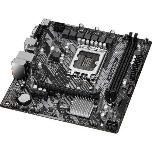 Материнская плата Asrock H610M-HDV/M.2 R2.0 Soc-1700 Intel H610 2xDDR4 mATX AC`97 8ch(7.1) GbLAN+VGA+HDMI+DP [H610M-HDV/M.2 R2.0]