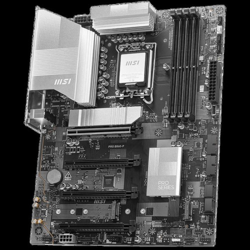 Материнская плата MSI PRO B860-P Soc-1851 Intel B860 4xDDR5 ATX AC`97 8ch(7.1) 5Gigabit RAID+HDMI+DP