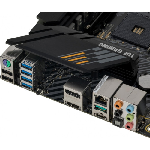 Материнская плата ASUS TUF GAMING B550M-PLUS Soc-AM4 AMD B550 4xDDR4 mATX AC`97 8ch(7.1) 2.5Gg RAID+HDMI+DP [TUF GAMING B550M-PLUS]