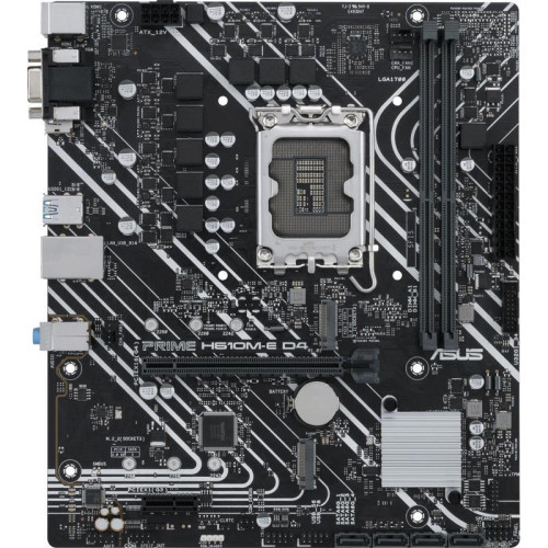 Материнская плата ASUS PRIME H610M-E D4-CSM Soc-1700 Intel H610 2xDDR4 mATX AC`97 8ch(7.1) GbLAN+VGA+HDMI+DP [PRIME H610M-E D4-CSM]