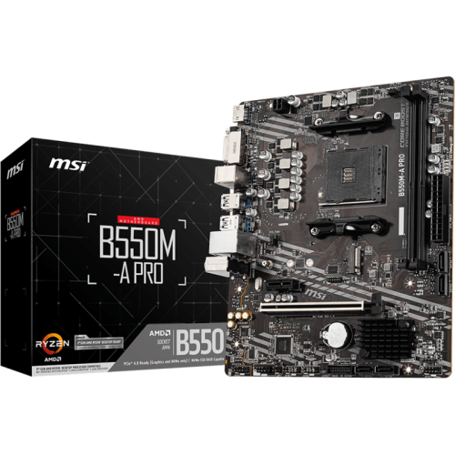 Материнская плата MSI B550M-A PRO [B550M-A PRO]