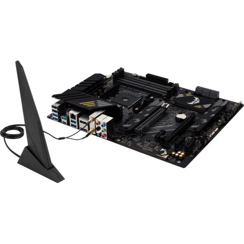 Материнская плата ASUS TUF GAMING B550-PLUS WIFI II Soc-AM4 AMD B550 4xDDR4 ATX AC`97 8ch(7.1) 2.5Gg RAID+HDMI+DP [TUF GAMING B550-PLUS WIFI II]
