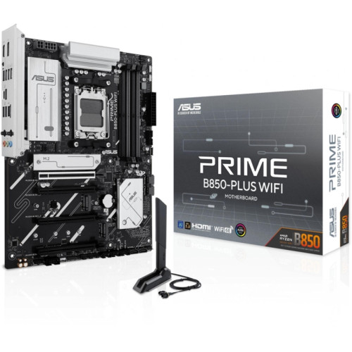 Материнская плата Asus PRIME B850-PLUS WIFI SocketAM5 AMD B850 4xDDR5 ATX AC`97 8ch(7.1) 2.5Gg RAID+HDMI+DP