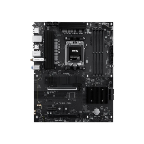 Материнская плата MSI PRO B850-S WIFI6E SocketAM5 AMD B850 4xDDR5 ATX AC`97 8ch(7.1) 2.5Gg RAID+HDMI+DP Материнская плата MSI PRO B850-S WIFI6E SocketAM5 AMD B850 4xDDR5 ATX AC`97 8ch(7.1) 2.5Gg RAID+HDMI+DP