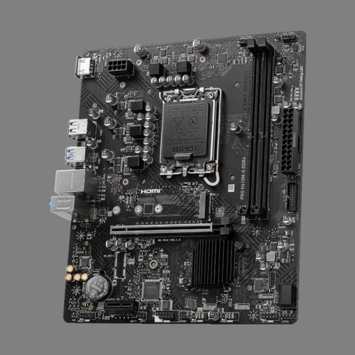 Материнская плата MSI PRO H610M-S DDR4 Soc-1700 Intel H610 2xDDR4 mATX AC`97 8ch(7.1) GbLAN+HDMI