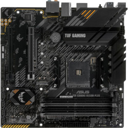 Материнская плата ASUS TUF GAMING B550M-PLUS Soc-AM4 AMD B550 4xDDR4 mATX AC`97 8ch(7.1) 2.5Gg RAID+HDMI+DP [TUF GAMING B550M-PLUS]
