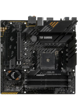 Материнская плата ASUS TUF GAMING B550M-PLUS Soc-AM4 AMD B550 4xDDR4 mATX AC`97 8ch(7.1) 2.5Gg RAID+HDMI+DP [TUF GAMING B550M-PLUS]