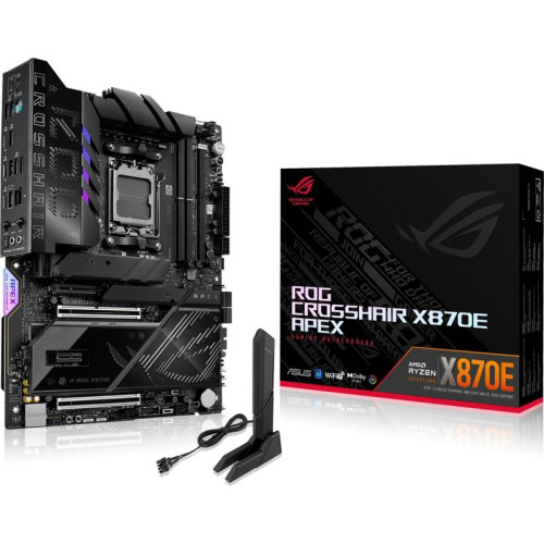 Материнская плата Asus ROG CROSSHAIR X870E APEX SocketAM5 AMD X870E 2xDDR5 ATX AC`97 8ch(7.1) 5Gigabit RAID