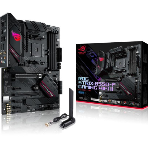 Материнская плата ASUS ROG STRIX B550-F GAMING WIFI II Soc-AM4 AMD B550 4xDDR4 ATX AC`97 8ch(7.1) 2.5Gg RAID+HDMI+DP [ROG STRIX B550-F GAMING WIFI I]