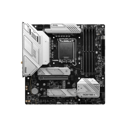 Материнская плата MB MSI INTEL B760 s1700, 4xDDR5(256GB), HDMI 2.1/DP, 1xPCIe 5.0x16, 1xPCIe 3.0x4, 1xLAN (2.5GbE), Wi-Fi, BT, 4xSATA 6Gb/s, 3xM.2, 1xUSB-C, 3xUSB 3.2, 4xUSB 2.0, mATX