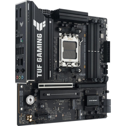 Материнская плата Asus TUF GAMING B850M-E WIFI SocketAM5 AMD B850 4xDDR5 mATX AC`97 8ch(7.1) 2.5Gg RAID+HDMI+DP