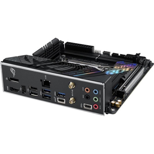 Материнская плата ASUS ROG STRIX B760-I GAMING WIFI Soc-1700 Intel B760 2xDDR5 mini-ITX AC`97 8ch(7.1) 2.5Gg RAID+HDMI+DP [ROG STRIX B760-I GAMING WIFI]