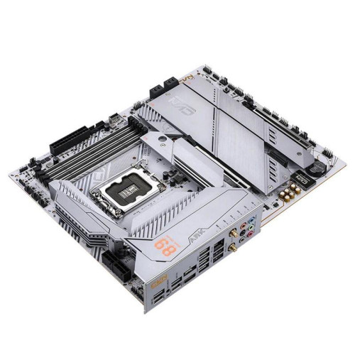 Материнская плата Colorful CVN Z890 ARK FROZEN V20 Z890, LGA1851, 4*DDR5, 2*PCIEx16, 1*PCIEx1, 5*M.2, 3*TypeC, 2*USB3.2Gen2, 6*USB3.2Gen1, 6*USB2.0, 4*SATA3.0, 2.5G, Type-C(DP), DP, HDMI, ATX, RTL