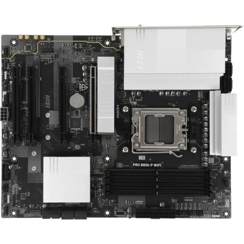 Материнская плата MSI PRO B850-P WIFI  SocketAM5 AMD B850 4xDDR5 ATX AC`97 8ch(7.1) 5Gigabit RAID+HDMI