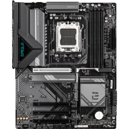 Материнская плата Gigabyte B650E EAGLE Socket AM5 AMD B650 4xDDR5 ATX AC`97 8ch(7.1) 2.5Gg RAID+HDMI+DP Материнская плата Gigabyte B650E EAGLE Socket AM5 AMD B650 4xDDR5 ATX AC`97 8ch(7.1) 2.5Gg RAID+HDMI+DP