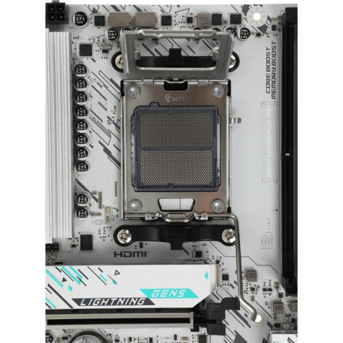 Материнская плата MSI B850M GAMING PLUS WIFI SocketAM5 AMD B850 4xDDR5 mATX AC`97 8ch(7.1) 5Gigabit RAID+HDMI+DP