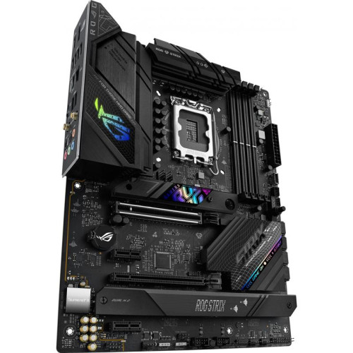 Материнская плата ASUS ROG STRIX B760-F GAMING WIFI Soc-1700 Intel B760 4xDDR5 ATX AC`97 8ch(7.1) 2.5Gg RAID+HDMI+DP [ROG STRIX B760-F GAMING WIFI]