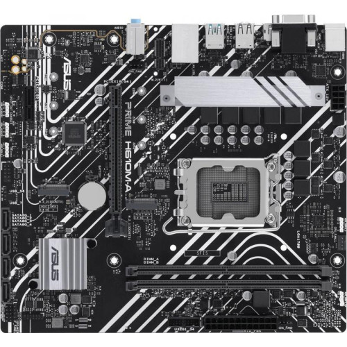 Материнская плата ASUS PRIME H610M-A-CSM Soc-1700 Intel H610 2xDDR5 mATX AC`97 8ch(7.1) GbLAN+VGA+HDMI+DP [PRIME H610M-A-CSM]