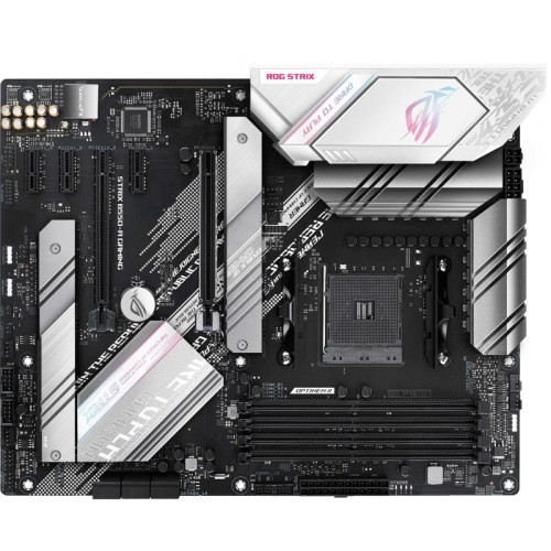 Материнская плата ASUS ROG STRIX B550-A GAMING Soc-AM4 AMD B550 4xDDR4 ATX AC`97 8ch(7.1) 2.5Gg RAID+HDMI+DP [ROG STRIX B550-A GAMING]