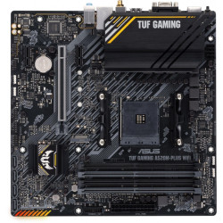 Материнская плата ASUS TUF GAMING A520M-PLUS WIFI Soc-AM4 AMD A520 4xDDR4 mATX AC`97 8ch(7.1) 2xGgE RAID+VGA+HDMI+DP [TUF GAMING A520M-PLUS WIFI]