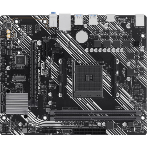 Материнская плата ASUS PRIME A520M-R Soc-AM4 AMD A520 2xDDR4 mATX AC`97 8ch(7.1) GbLAN RAID+HDMI [PRIME A520M-R]