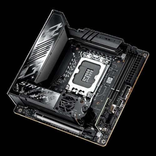 Материнская плата ASUS ROG STRIX Z890-I GAMING WIFI LGA1851 mini-ITX 2xDDR5 PCIEx16 2xM.2 2xThunderbolt USB-C HDMI 2.5GLAN Wi-Fi 7