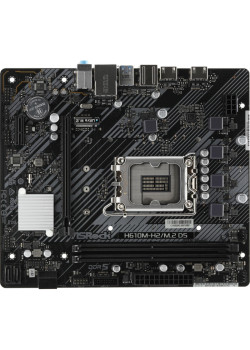 Материнская плата Asrock H610M-H2/M.2 D5 Soc-1700 Intel H610 2xDDR5 mATX AC`97 8ch(7.1) GbLAN+HDMI [H610M-H2/M.2 D5]