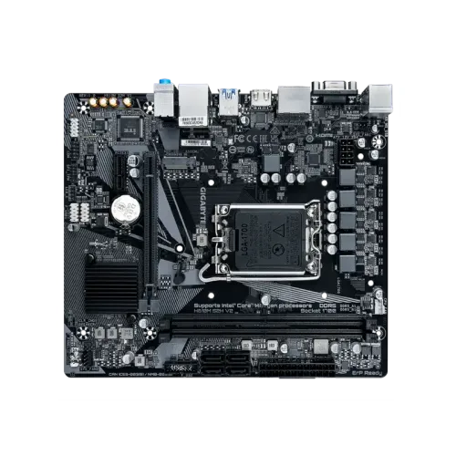 Материнская плата MB GIGABYTE INTEL H610 s1700, 2xDDR5(64GB), D-SUB/HDMI 2.1/2xDP, 1xPCIe 4.0x16, 1xPCIe 3.0, 1xLAN, 4xSATA 6Gb/s, 1xM.2, 2xUSB 3.2, 4xUSB 2.0, 1xPS/2, mATX