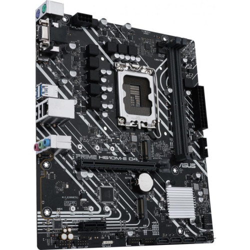 Материнская плата ASUS PRIME H610M-E D4-CSM Soc-1700 Intel H610 2xDDR4 mATX AC`97 8ch(7.1) GbLAN+VGA+HDMI+DP [PRIME H610M-E D4-CSM]