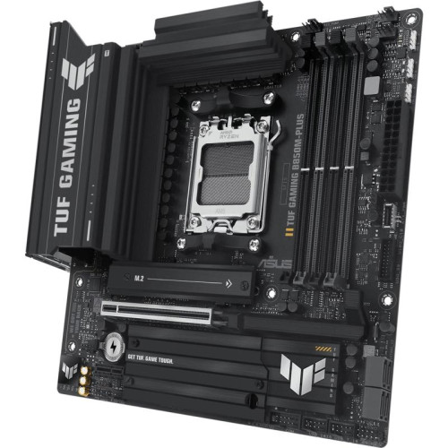 Материнская плата Asus TUF GAMING B850M-PLUS SocketAM5 AMD B850 4xDDR5 mATX AC`97 8ch(7.1) 2.5Gg RAID+HDMI+DP
