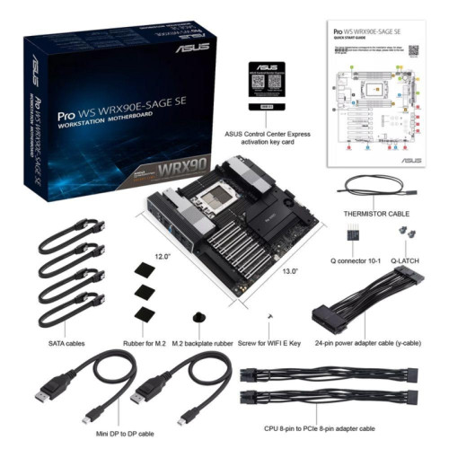 Материнская плата/ ASUS PRO WS WRX90E-SAGE SE