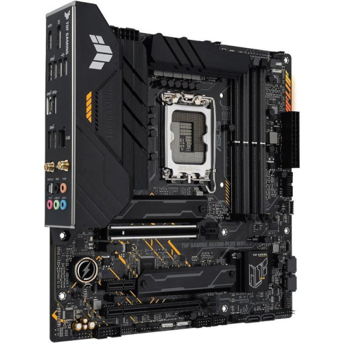 Материнская плата ASUS TUF GAMING B660M-PLUS WIFI Soc-1700 Intel B660 4xDDR5 mATX AC`97 8ch(7.1) 2.5Gg RAID+HDMI+DP [TUF GAMING B660M-PLUS WIFI]