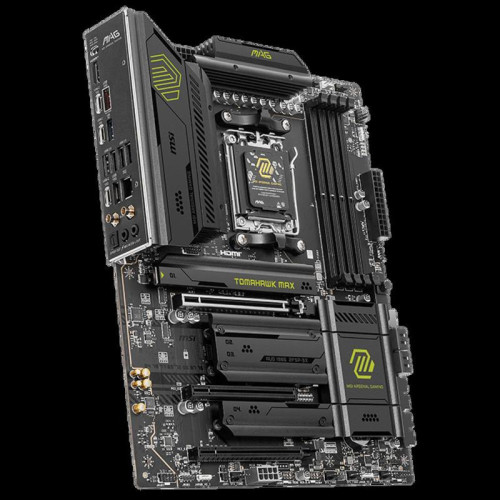 Материнская плата MSI MAG B850 TOMAHAWK MAX WIFI  SocketAM5 AMD B850 4xDDR5 ATX AC`97 8ch(7.1) 5Gigabit RAID+HDMI