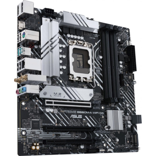 Материнская плата ASUS PRIME B660M-A WIFI D4 Soc-1700 Intel B660 4xDDR4 mATX AC`97 8ch(7.1) GbLAN RAID+HDMI+DP [PRIME B660M-A WIFI D4]