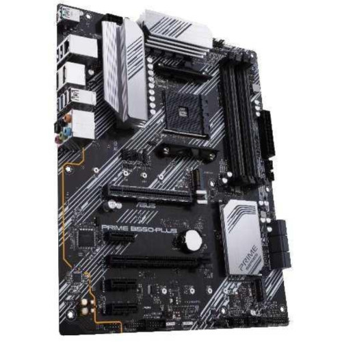 Материнская плата ASUS PRIME B550-PLUS Soc-AM4 AMD B550 4xDDR4 ATX AC`97 8ch(7.1) GbLAN RAID+HDMI+DP [PRIME B550-PLUS]