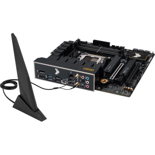 Материнская плата ASUS TUF GAMING B650M-PLUS WIFI SocketAM5 AMD B650 4xDDR5 mATX AC`97 8ch(7.1) 2.5Gg RAID+HDMI+DP [TUF GAMING B650M-PLUS WIFI]