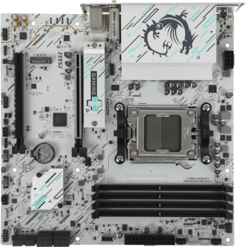 Материнская плата MSI B840M GAMING PLUS WIFI6E SocketAM5 AMD B840 4xDDR5 mATX AC`97 8ch(7.1) 2.5Gg RAID+HDMI