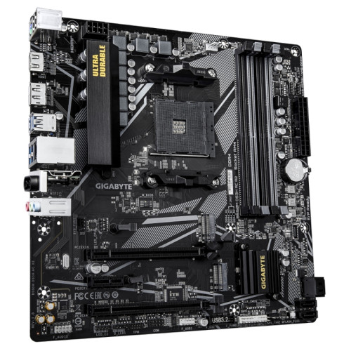 Материнская плата Gigabyte B550M DS3H AC R2 Soc-AM4 AMD B550 4xDDR4 mATX AC`97 8ch(7.1) GbLAN RAID+HDMI+DP Материнская плата Gigabyte B550M DS3H AC R2 Soc-AM4 AMD B550 4xDDR4 mATX AC`97 8ch(7.1) GbLAN RAID+HDMI+DP