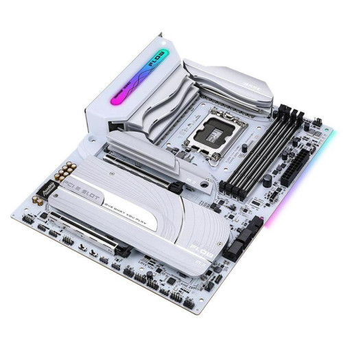 Материнская плата Colorful iGame Z890 FLOW V20 Z890, LGA1851, 4*DDR5, 2*PCIEx16, 1*PCIEx1, 5*M.2, 3*TypeC, 4*USB3.2Gen2, 2*USB3.2Gen1, 8*USB2.0, 4*SATA3.0, 2.5G, 2*Type-C(DP), DP, HDMI, ATX, RTL