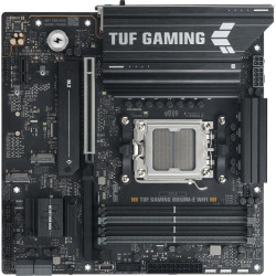 Материнская плата Asus TUF GAMING B850M-E WIFI SocketAM5 AMD B850 4xDDR5 mATX AC`97 8ch(7.1) 2.5Gg RAID+HDMI+DP