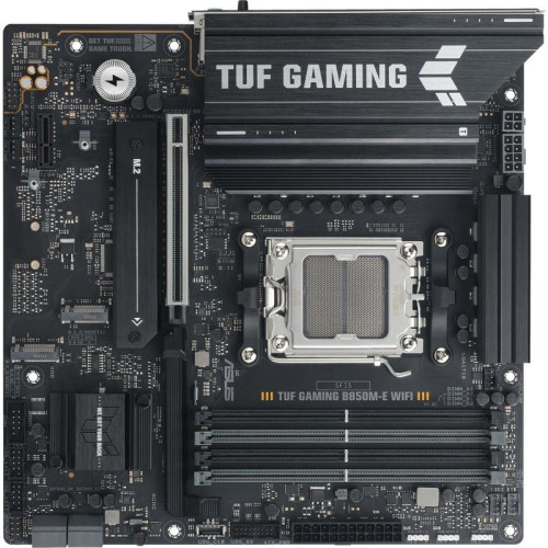 Материнская плата Asus TUF GAMING B850M-E WIFI SocketAM5 AMD B850 4xDDR5 mATX AC`97 8ch(7.1) 2.5Gg RAID+HDMI+DP