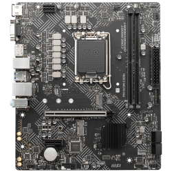 Материнская плата MSI PRO H610M-G H610, LGA1700, 2*DDR5, 1*PCIEx16, 1*PCIEx1, 1*M.2, 4*USB3.2Gen1, 6*USB2.0, 4*SATA3.0, 1G, VGA, DP, HDMI, M-ATX, BULK