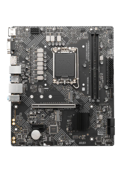 Материнская плата MSI PRO H610M-G H610, LGA1700, 2*DDR5, 1*PCIEx16, 1*PCIEx1, 1*M.2, 4*USB3.2Gen1, 6*USB2.0, 4*SATA3.0, 1G, VGA, DP, HDMI, M-ATX, BULK