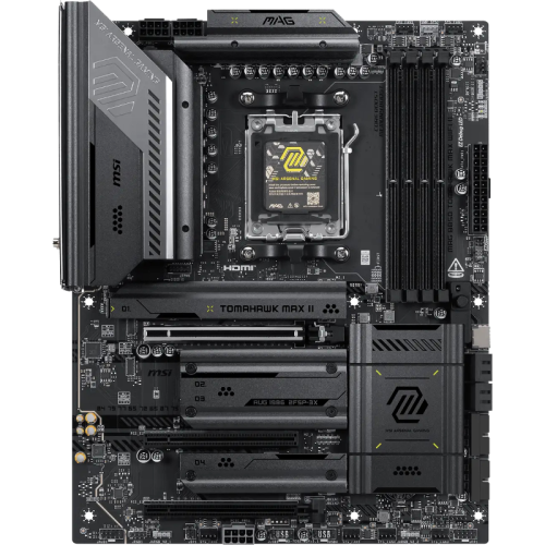 Материнская плата MSI MAG B850 TOMAHAWK MAX WIFI II Socket AM5 AMD B850 4xDDR5 ATX AC`97 8ch(7.1) 5Gigabit RAID+HDMI Материнская плата MSI MAG B850 TOMAHAWK MAX WIFI II Socket AM5 AMD B850 4xDDR5 ATX AC`97 8ch(7.1) 5Gigabit RAID+HDMI