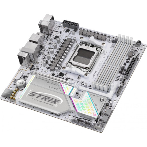 Материнская плата Asus ROG STRIX B850-G GAMING WIFI SocketAM5 AMD B850 4xDDR5 mATX AC`97 8ch(7.1) 2.5Gg RAID+HDMI+DP